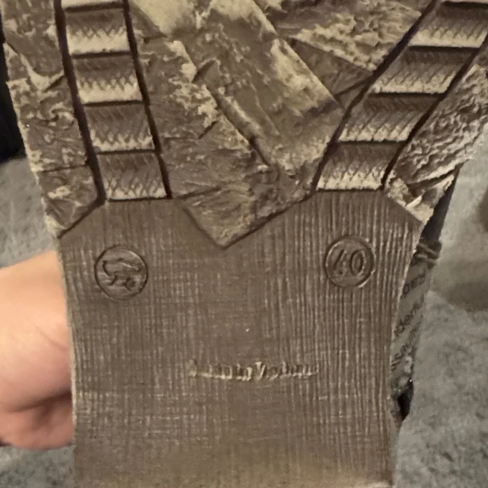 Rieker Heeled Lace-Up Boots with Black and Tan Accents - Picture 5 of 7